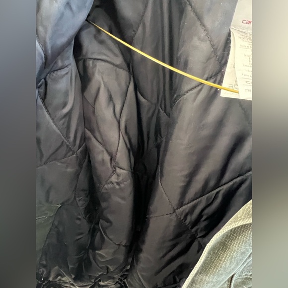 VTG Carhartt Arctic Jacket Quilt Lined Mens Large C26 MOS Green - Picture 15 of 15